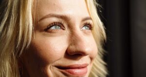 young woman up close beautiful eyes with fillers in royal oak mi